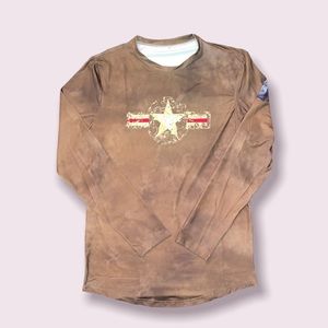 Men's T shirt 3D Print Star Crew Neck Casual Daily Long Sleeve Tops Lightweight